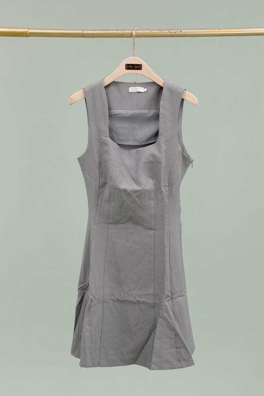 Robes mi-longues Femme Gris Eight Paris EP19386 Efashion Paris
