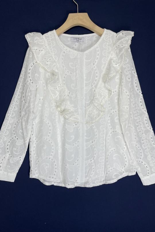 Camicie Donna White LILIEROSE 12147 Efashion Paris