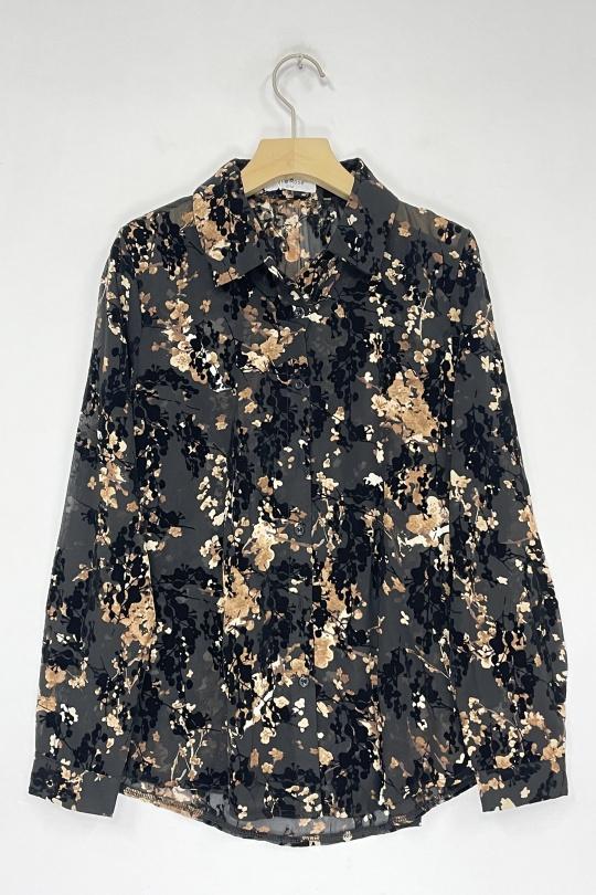 Camicie Donna Chocolate LILIEROSE 16153 Efashion Paris