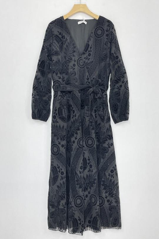 Maxi dresses Women Black LILIEROSE 16382 Efashion Paris