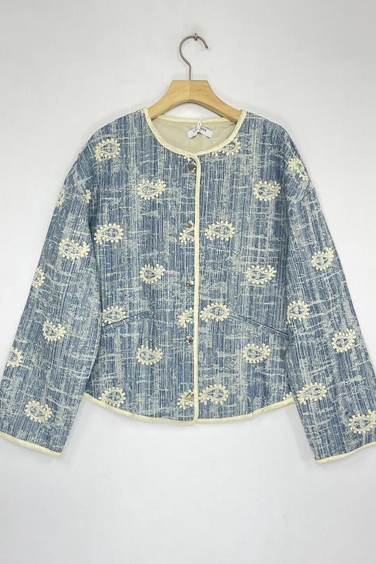 Cardigan Donna Blue LILIEROSE 16401 Efashion Paris