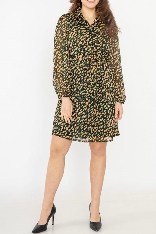 Robes courtes Femme Vert LILIEROSE 14260 Efashion Paris