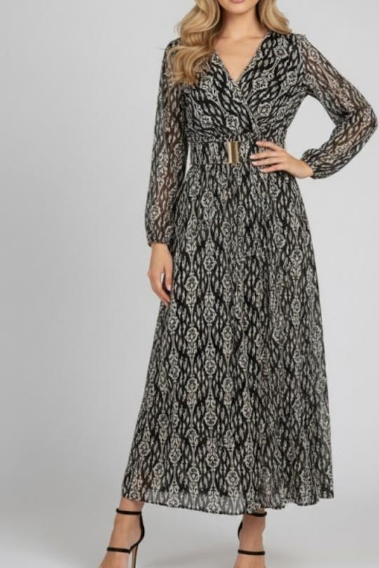 Vestidos largos Mujer Black LILIEROSE 14250 Efashion Paris