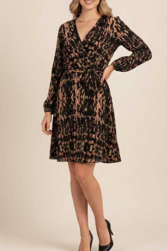 Vestidos cortos Mujer Black LILIEROSE 15098 Efashion Paris