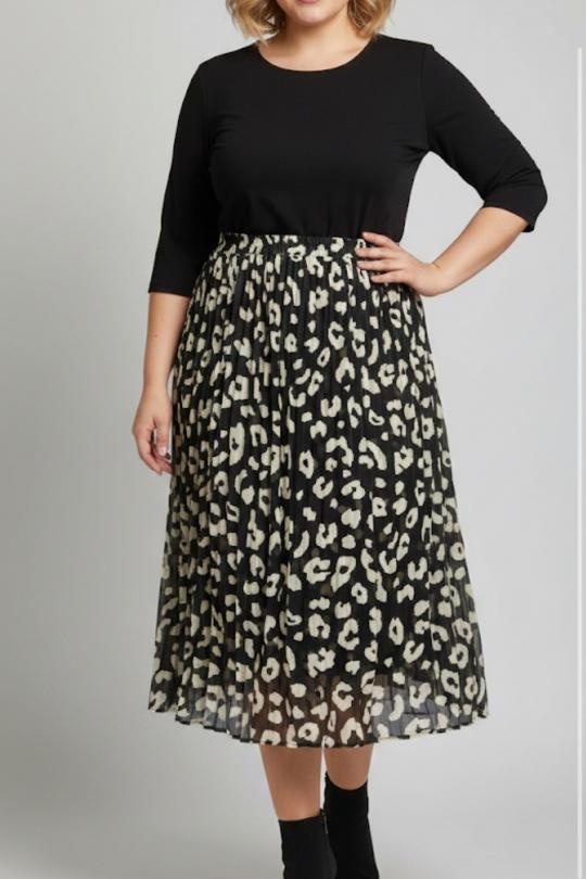 Gonne Donna Black LILIEROSE LP15130 Efashion Paris