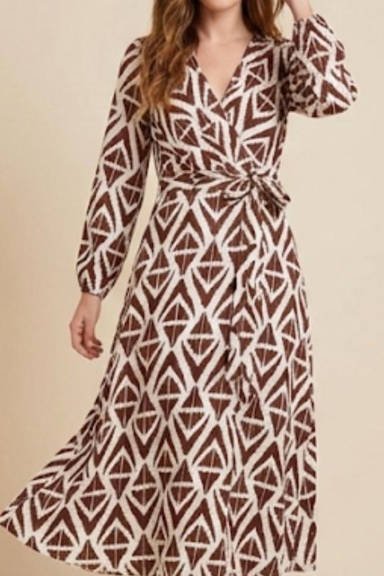 Abiti maxi Donna Brown LILIEROSE 16829 Efashion Paris