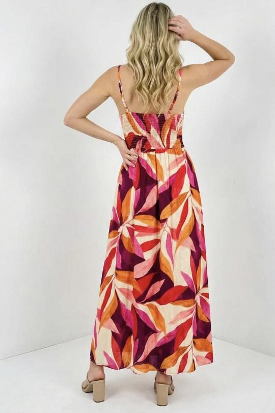 Robes longues Femme Rouge LILIEROSE 16770 Efashion Paris