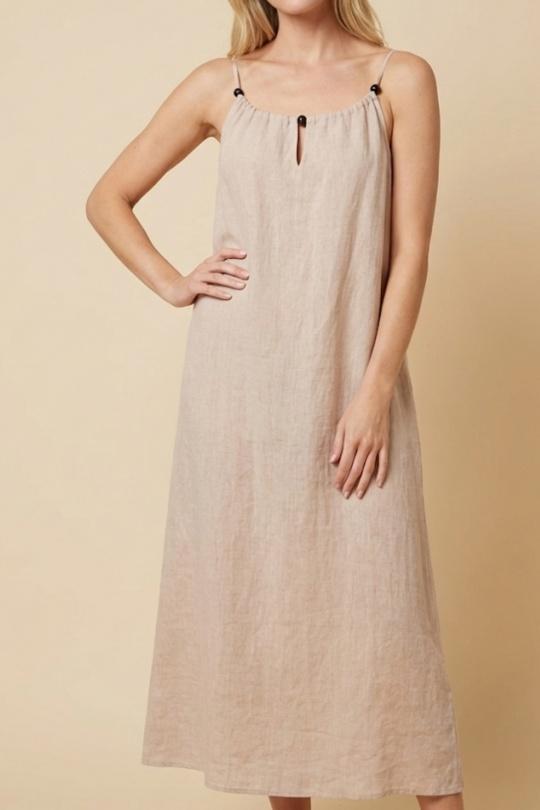 Robes longues Femme Kaki LILIEROSE WGLI014 Efashion Paris