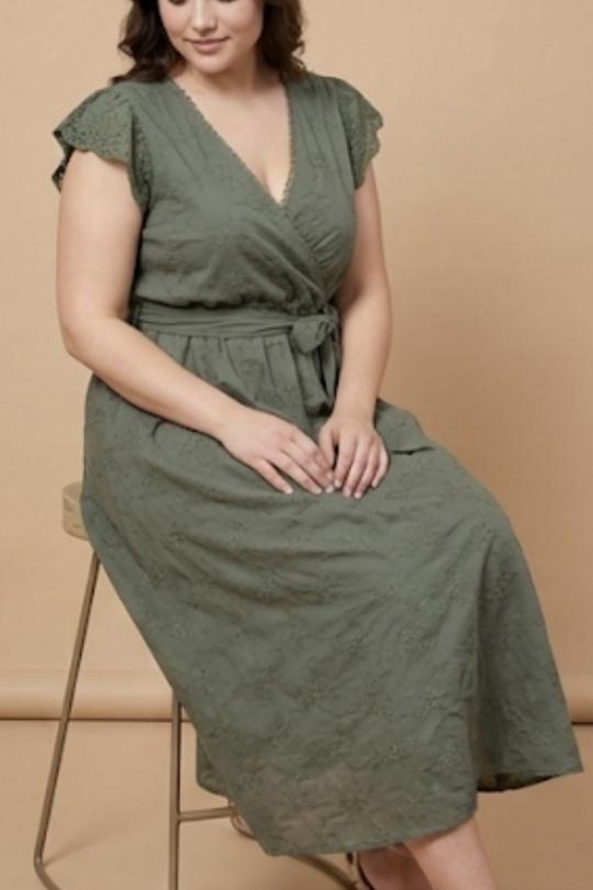 Robes & Combinaisons Femme Kaki LILIEROSE LP15352 Efashion Paris