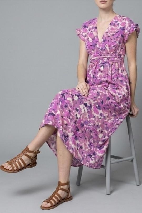 Robes longues Femme Fushia LILIEROSE 14419 Efashion Paris