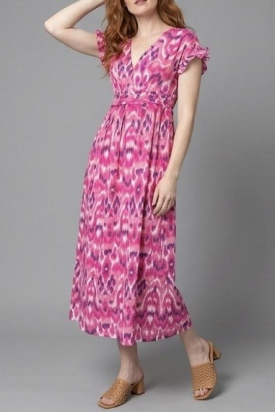 Robes longues Femme Fushia LILIEROSE 14415 Efashion Paris