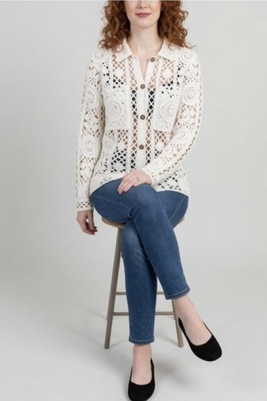 Cardigans Women Beige LILIEROSE 273 Efashion Paris