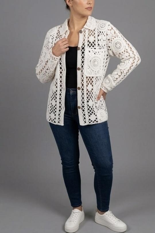 Cardigans Women Beige LILIEROSE 273 Efashion Paris