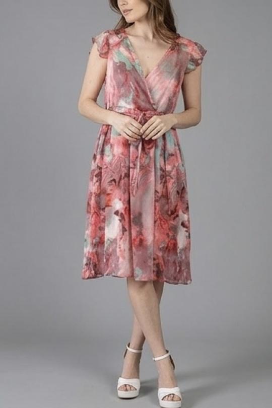 Robes courtes Femme Fushia LILIEROSE 14279 Efashion Paris