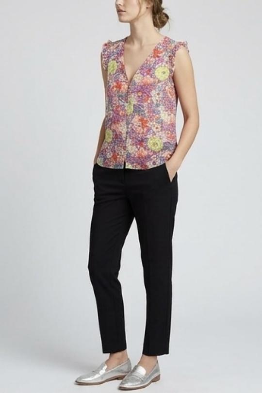 Tops Femme Bleu LILIEROSE 13936 Efashion Paris