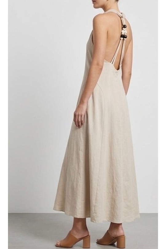 Robes longues Femme Beige LILIEROSE MF2535 Efashion Paris