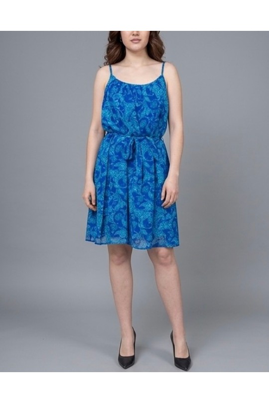 Robes courtes Femme Bleu LILIEROSE 14110 Efashion Paris