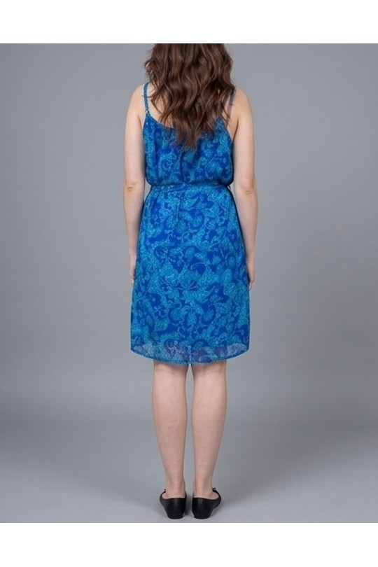 Robes courtes Femme Bleu LILIEROSE 14110 Efashion Paris