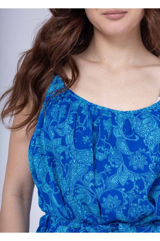 Robes courtes Femme Bleu LILIEROSE 14110 Efashion Paris