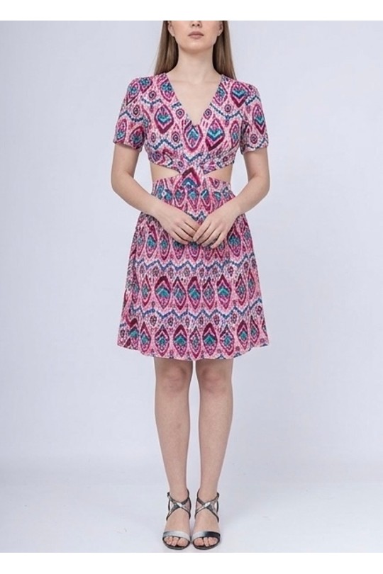 Robes courtes Femme Fushia LILIEROSE 14117 Efashion Paris