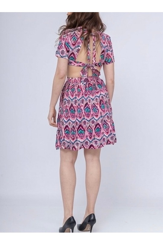 Robes courtes Femme Fushia LILIEROSE 14117 Efashion Paris