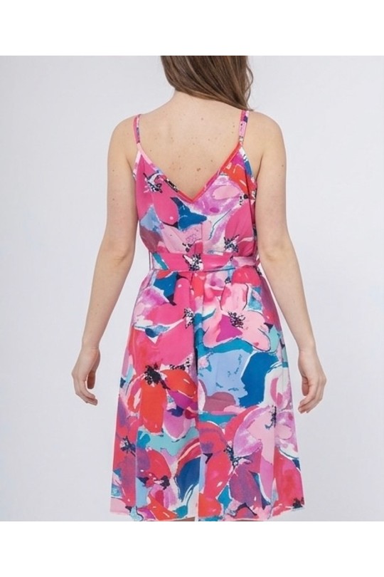 Robes courtes Femme Bleu LILIEROSE 14462 Efashion Paris