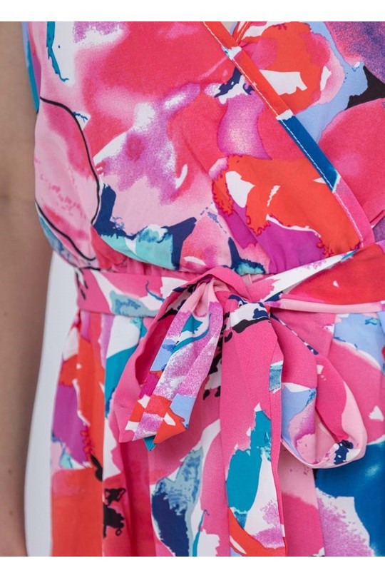 Robes courtes Femme Bleu LILIEROSE 14462 Efashion Paris