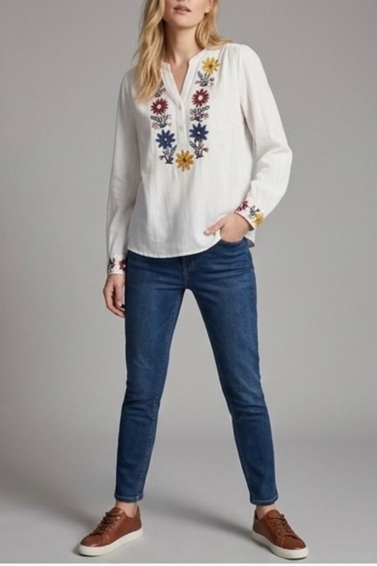 Blouses Femme Blanc LILIEROSE 17103 Efashion Paris