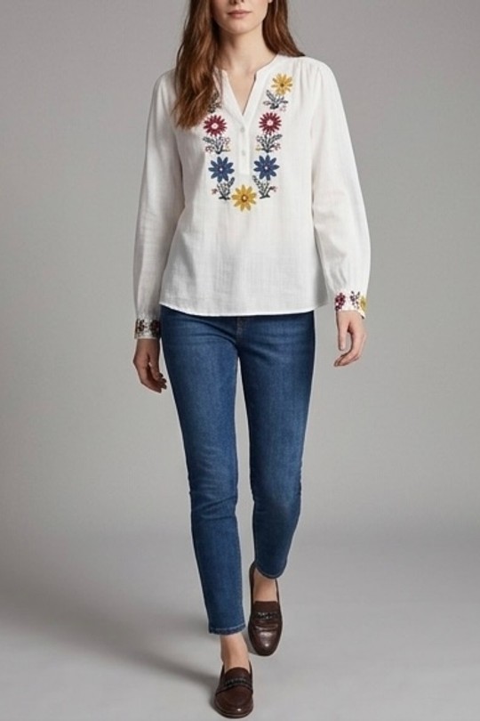 Blouses Femme Blanc LILIEROSE 17103 Efashion Paris
