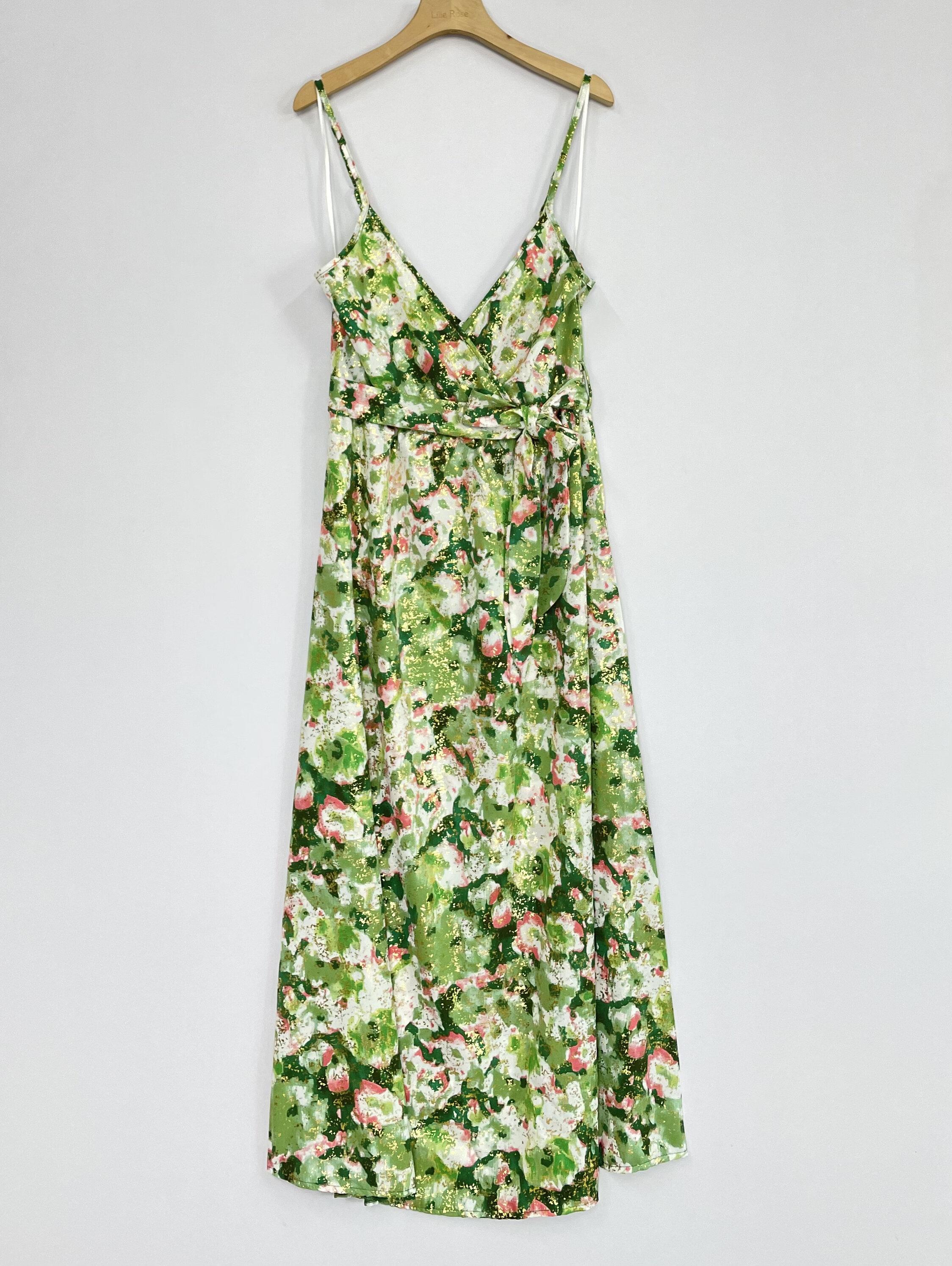 Maxi dresses Women Green LILIEROSE 14515 #c Efashion Paris