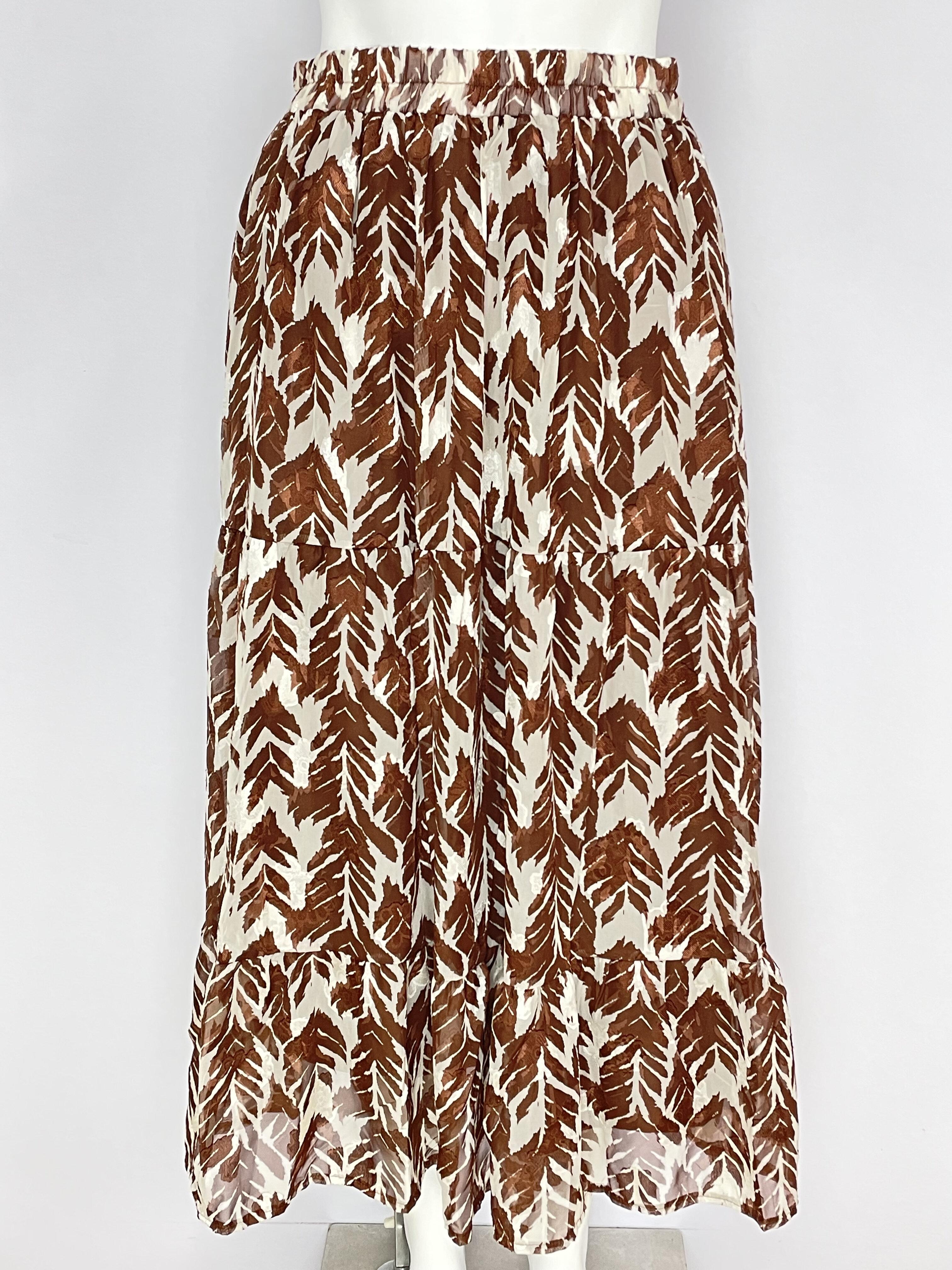 Faldas Mujer Chocolate LILIEROSE LP16027 #c Efashion Paris