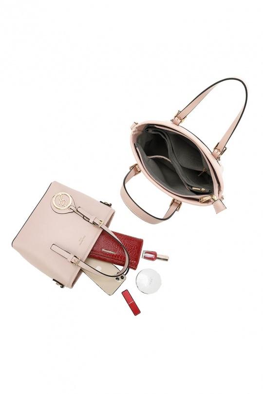 Handbags Bags Black GALLANTRY - CHIC AMINI M-9426 Efashion Paris