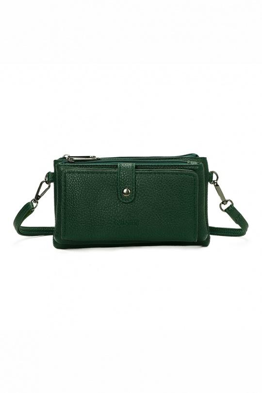 Wallets & purses Bags Dark green GALLANTRY - CHIC AMINI SF-69031 Efashion Paris
