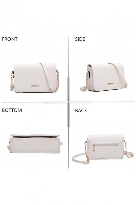 Shoulder bags Bags Beige GALLANTRY - CHIC AMINI C-7097 Efashion Paris