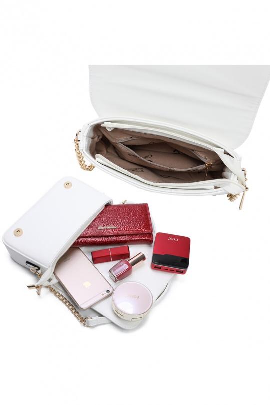 Shoulder bags Bags Beige GALLANTRY - CHIC AMINI C-7097 Efashion Paris