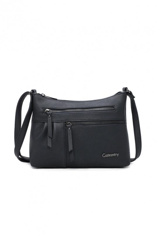Sacs à bandoulière Maroquinerie Café GALLANTRY - CHIC AMINI Z-5103 Efashion Paris