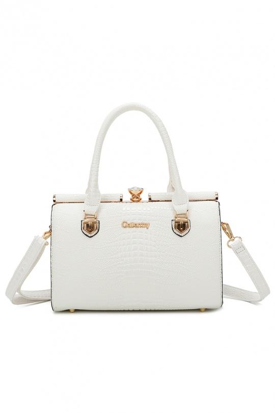 Bolsos Marroquinería White GALLANTRY - CHIC AMINI R-1714 Efashion Paris