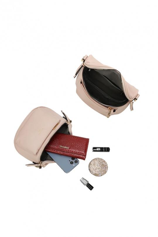 Sacs bananes Maroquinerie Bleu clair GALLANTRY - CHIC AMINI Z-83047 Efashion Paris