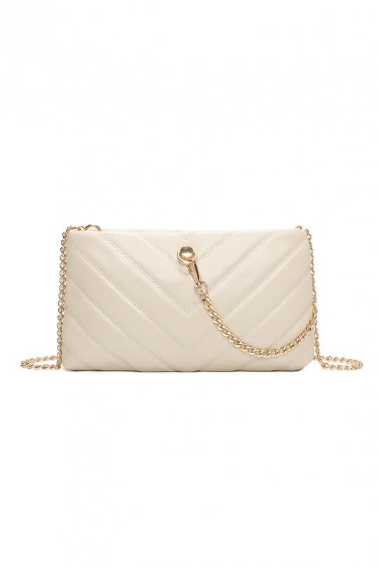 Sacs à bandoulière Maroquinerie Beige GALLANTRY - CHIC AMINI Z-83040 Efashion Paris
