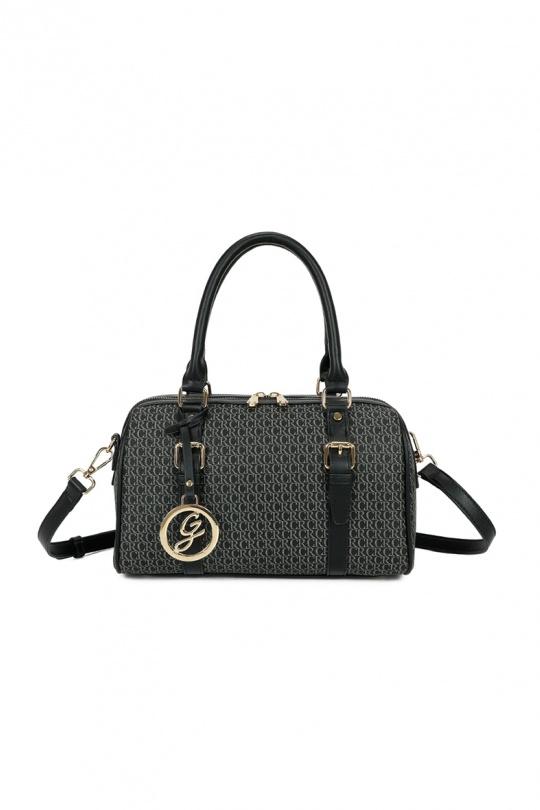 Handbags Bags Black GALLANTRY - CHIC AMINI G-7495 Efashion Paris
