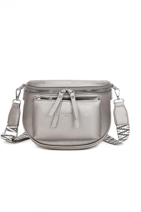 Sacs bananes Maroquinerie Bleu clair GALLANTRY - CHIC AMINI Z-83047 Efashion Paris