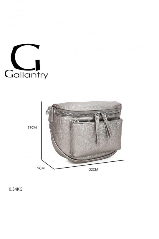 Sacs bananes Maroquinerie Bleu clair GALLANTRY - CHIC AMINI Z-83047 Efashion Paris
