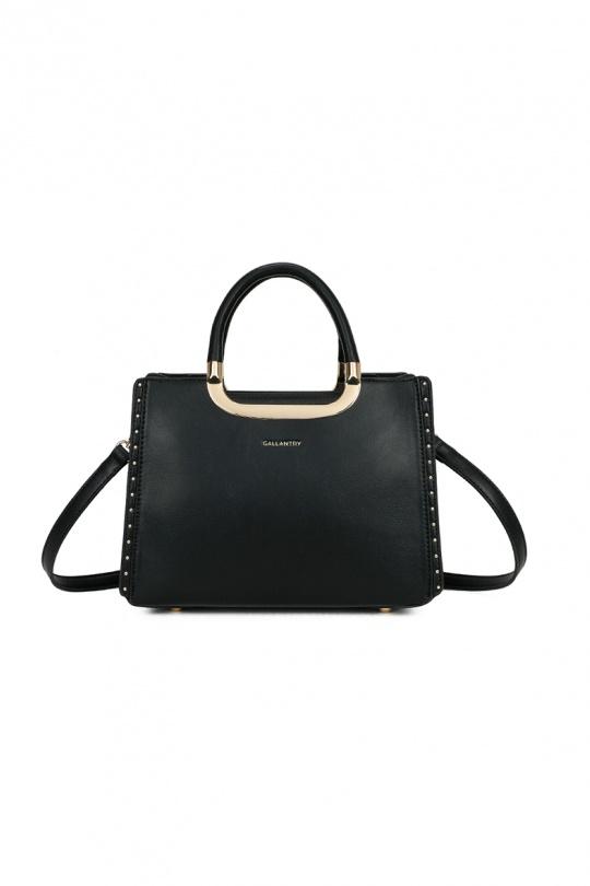 Handbags Bags Black GALLANTRY - CHIC AMINI R-1550-2 Efashion Paris