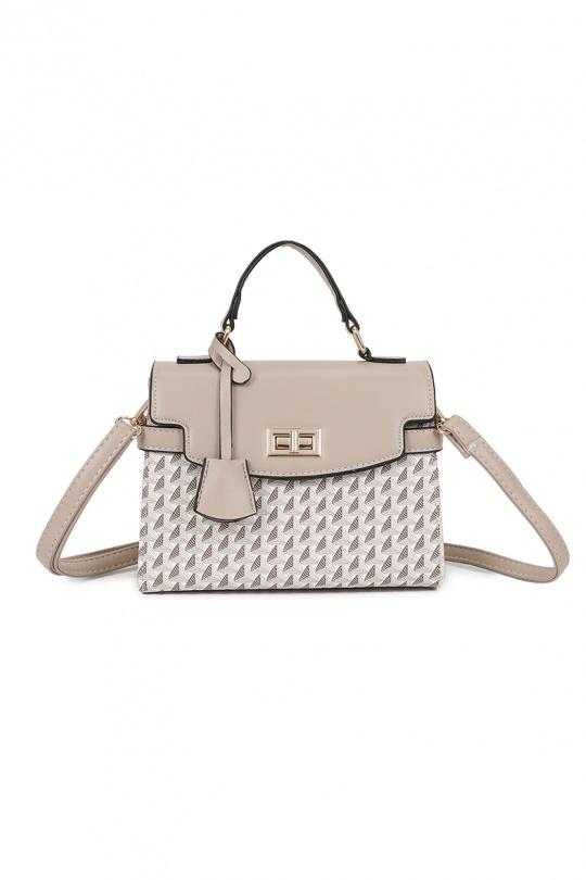 Handbags Bags Taupe GALLANTRY - CHIC AMINI HY-5434-6 Efashion Paris