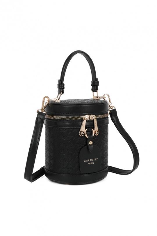 Handbags Bags White/black GALLANTRY - CHIC AMINI R-1958 Efashion Paris