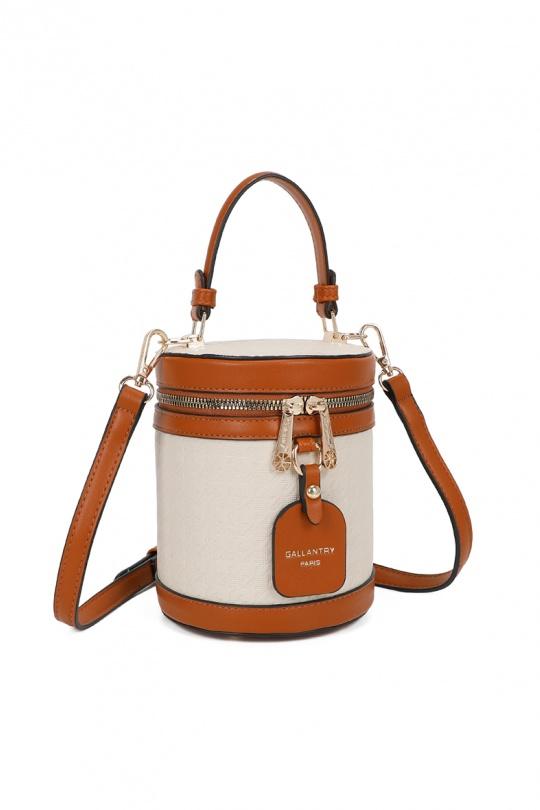 Handbags Bags White/black GALLANTRY - CHIC AMINI R-1958 Efashion Paris