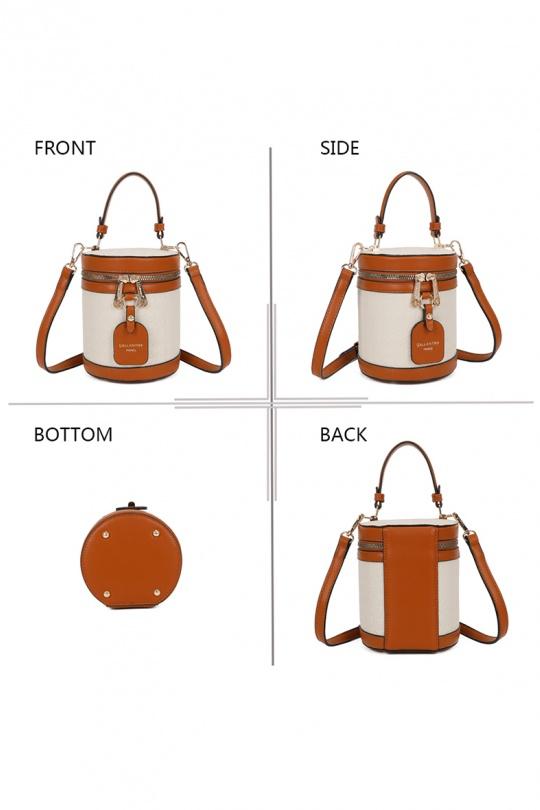 Handbags Bags White/black GALLANTRY - CHIC AMINI R-1958 Efashion Paris