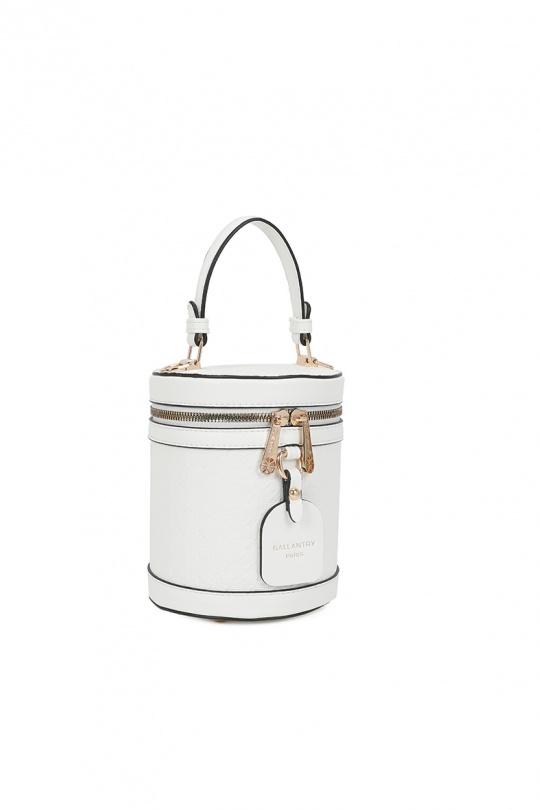 Handbags Bags White/black GALLANTRY - CHIC AMINI R-1958 Efashion Paris