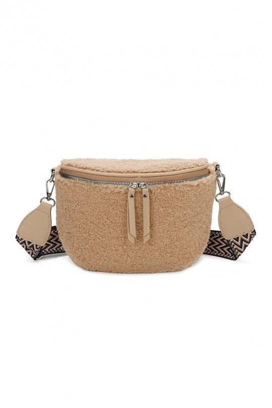 Fanny pack Bags Taupe GALLANTRY - CHIC AMINI R-83051-2 Efashion Paris
