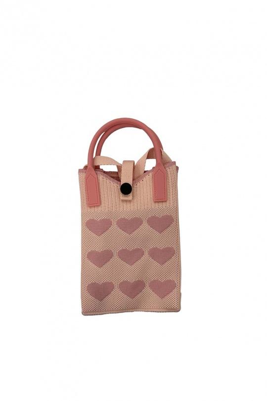 Mochila Niño y bébé  Pink GALLANTRY - CHIC AMINI SMART POCKET - HEARTS Efashion Paris